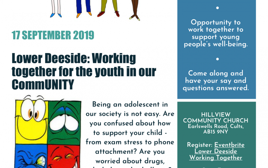 17th September: multi-agency event – Working Together for the Youth in Our Community